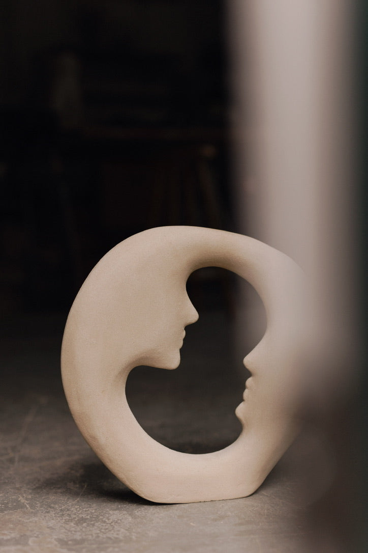Grande sculpture lune